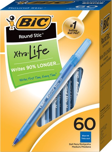 Bic round stic xtra life - xtra, ball