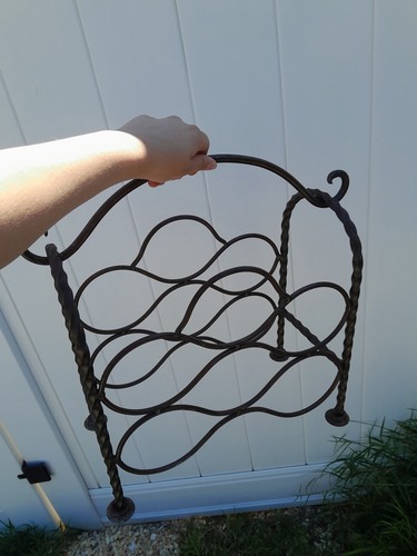 Metal table top wine rack - metal,