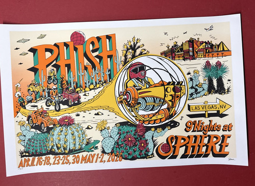 Phish sphere poster - phish,