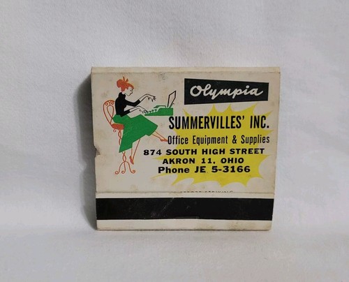 Vintage matchbook olympia - vintage,