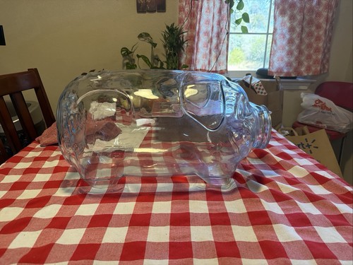Libbey glass piggy - piggy, bank