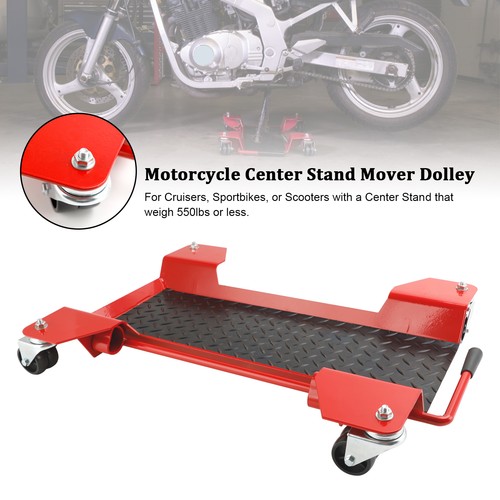 Motorcycle centre stand - motorcycle, moving