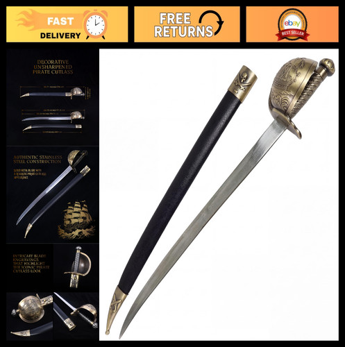 Caribbean pirate cutlass sword - caribbean,