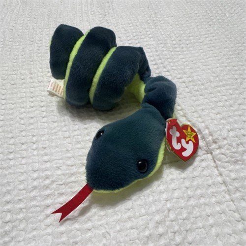 Beanie babies hissy snake - babies,
