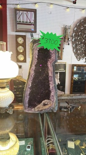 Large amethyst geode cathedral - amethyst,