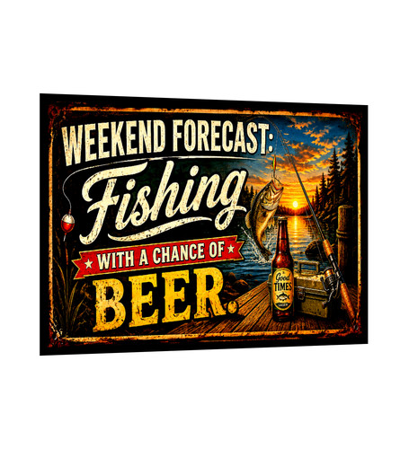 Fishing with chance beer - chance,