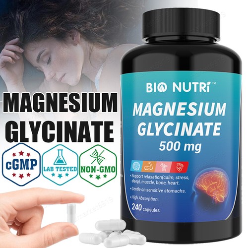 Magnesium glycinate 500mg 240 - magnesium,