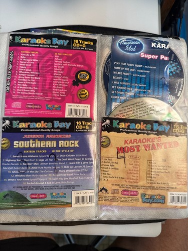 Lot karaoke cd g discs - 80+,