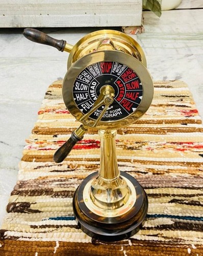 Vintage brass ship - vintage, engine