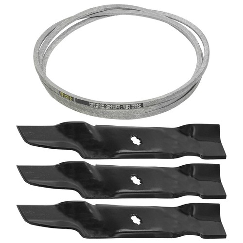 Deck blade and belt - and,