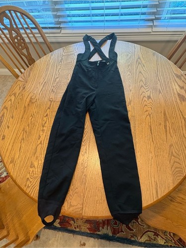 Vintage nils ski bib black - nils,