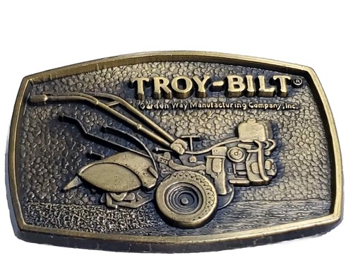 Vintage troy bilt belt buckle - vintage,