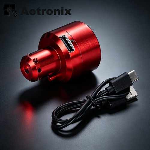 Magnetic red laser - magnetic,