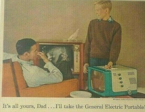 1956 general electric portable - electric,
