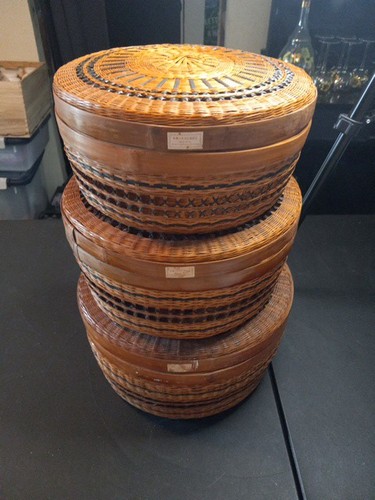 Handicrafts round bamboo - handicrafts,