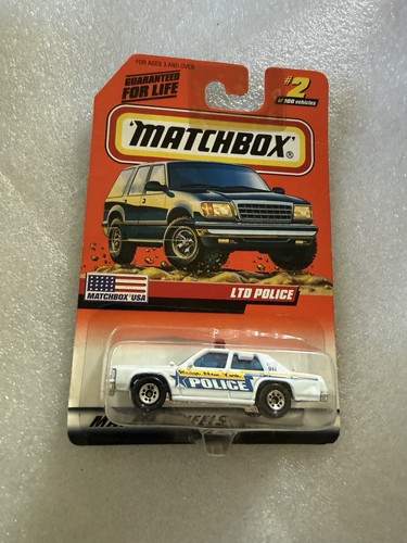 1999 matchbox ford ltd - ltd, police