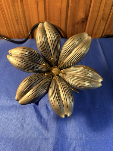 Silver metal lily - lily, flower