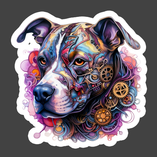 Pit bull sticker vinyl - pit, decal