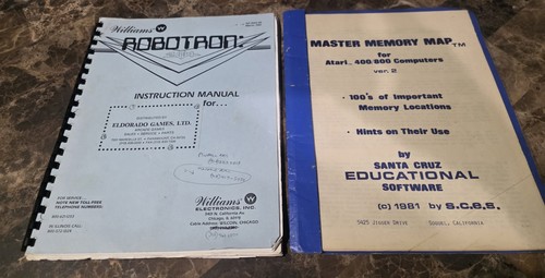Robotron arcade instruction - robotron,