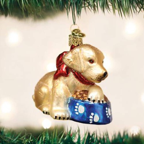 Labrador pup ornament - labrador,