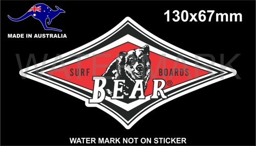 Bear surfboards sticker - surfboards, surf