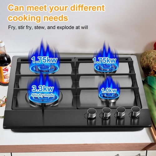 Gas stove top with burner - gas, 4