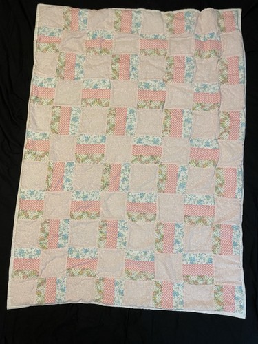 Quilt tied baby crib lap - quilt,