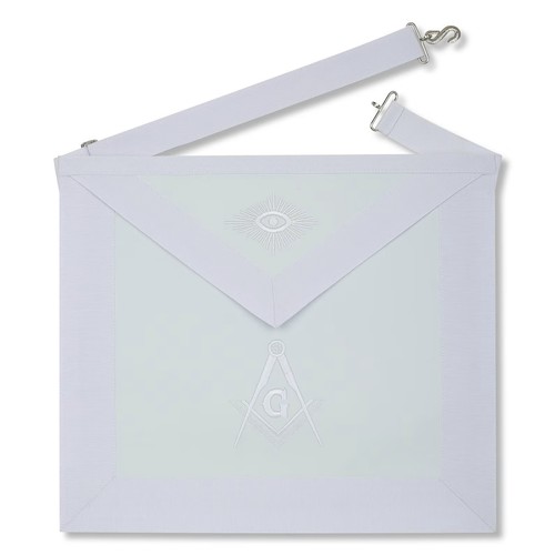 Masonic all white - masonic, hand