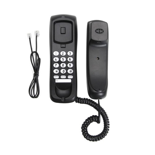 Good quality black telephone - black,