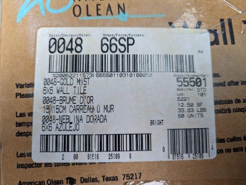 Pcs american olean - pcs, gloss