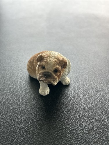Mini bulldog statue - bulldog,