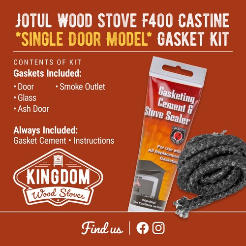 Jotul wood stove - , single