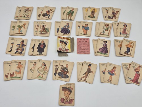 Vtg 1950s whitman old maid - 1950s,