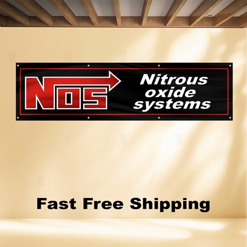 Nos banner flag nitrous - nos,