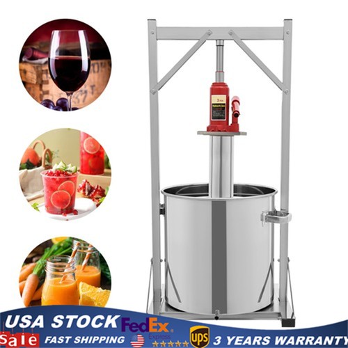 5gal fruit wine - fruit, press