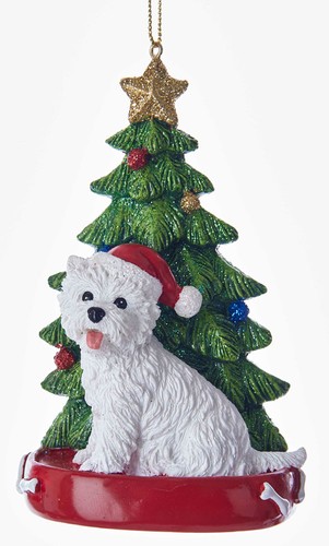 Westie christmas tree - christmas, ornament