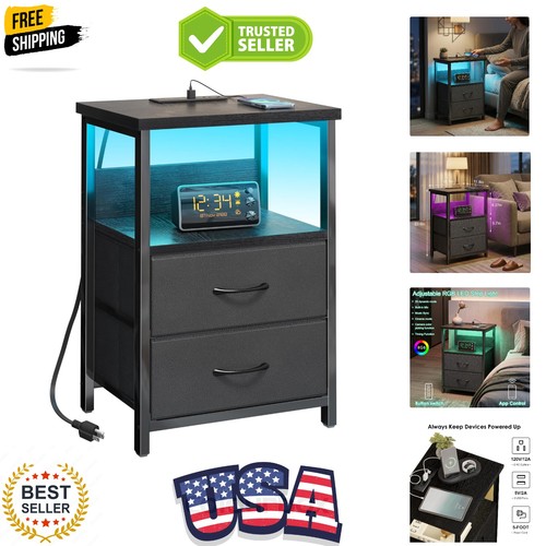 Night stand with - night, charging