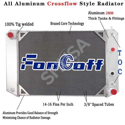 Row aluminum radiator for - 4,