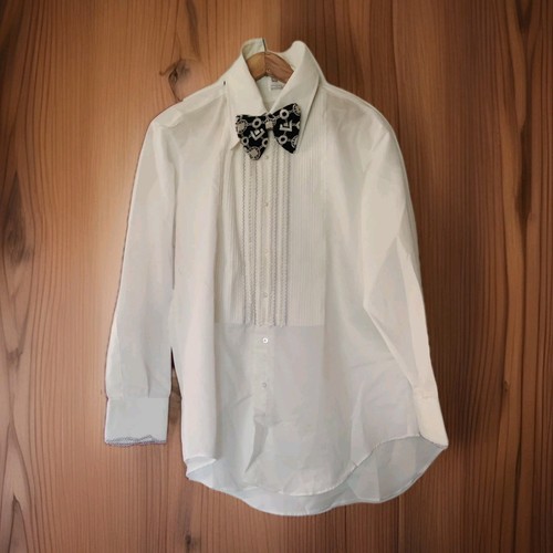 Vintage after six tuxedo shirt - six,