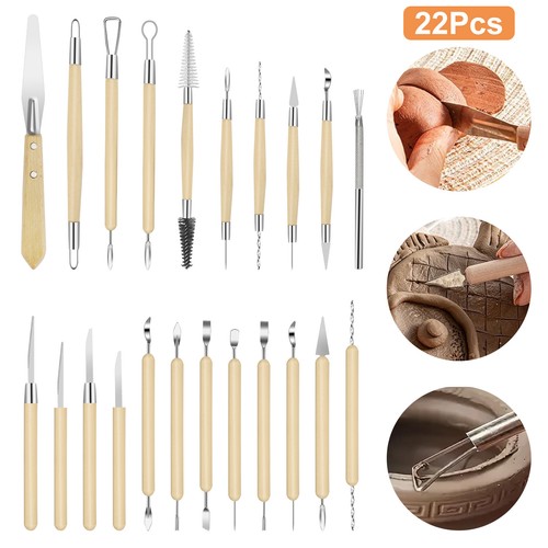 22pcs clay sculpting tools - clay,