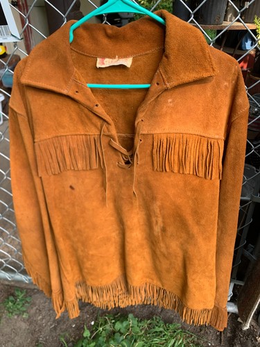 Vintage berman buckskin fringe - berman,