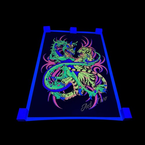 Vintage y2k 2001 tiger serpent - vintage,
