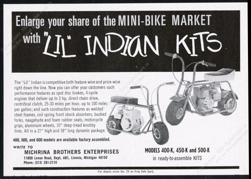 1967 lil indian minibike - 1967, mini