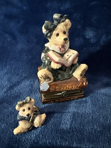Vtg boyds pottery hinged - pottery,
