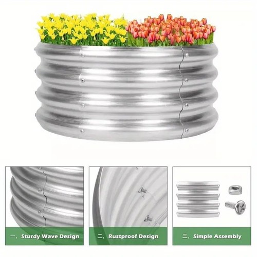Round galvanized steel - 23.6",