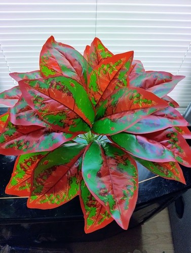 Large artificial croton plant - artificial,