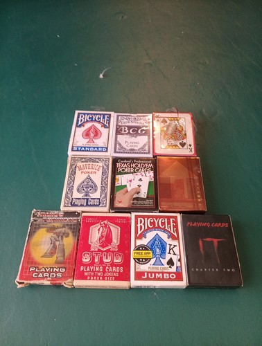 Decks playing cards - decks, of