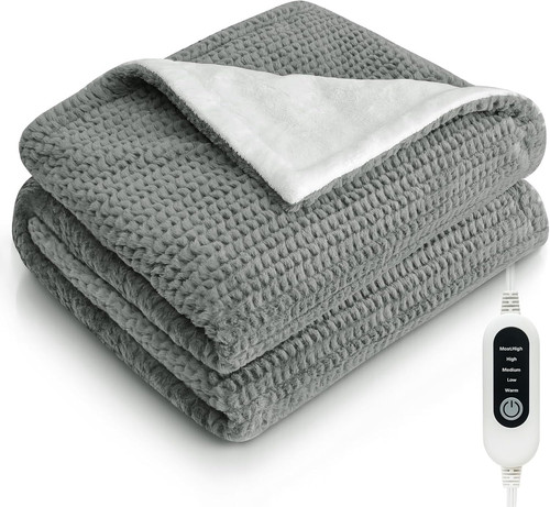 Heated blanket electric throw - heated,