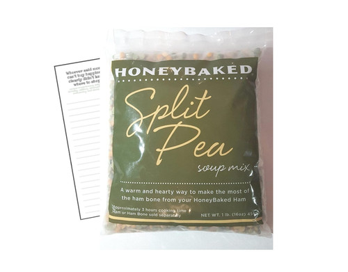 Honey baked ham split - ham, pea