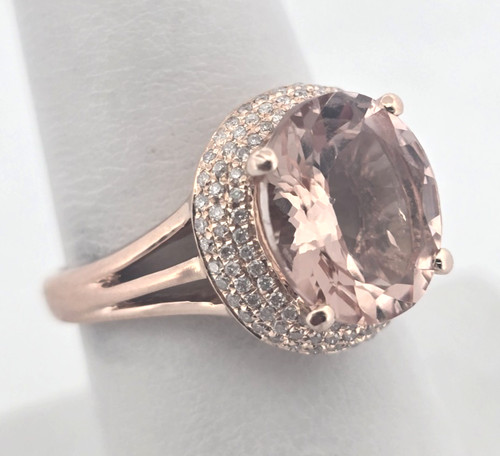 14kt rose gold - morganite, &